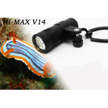 Antorcha submarina de buceo de video led dive light